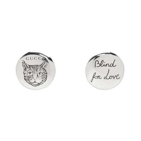 gucci earrings blind for love|blind for love gucci scarf.